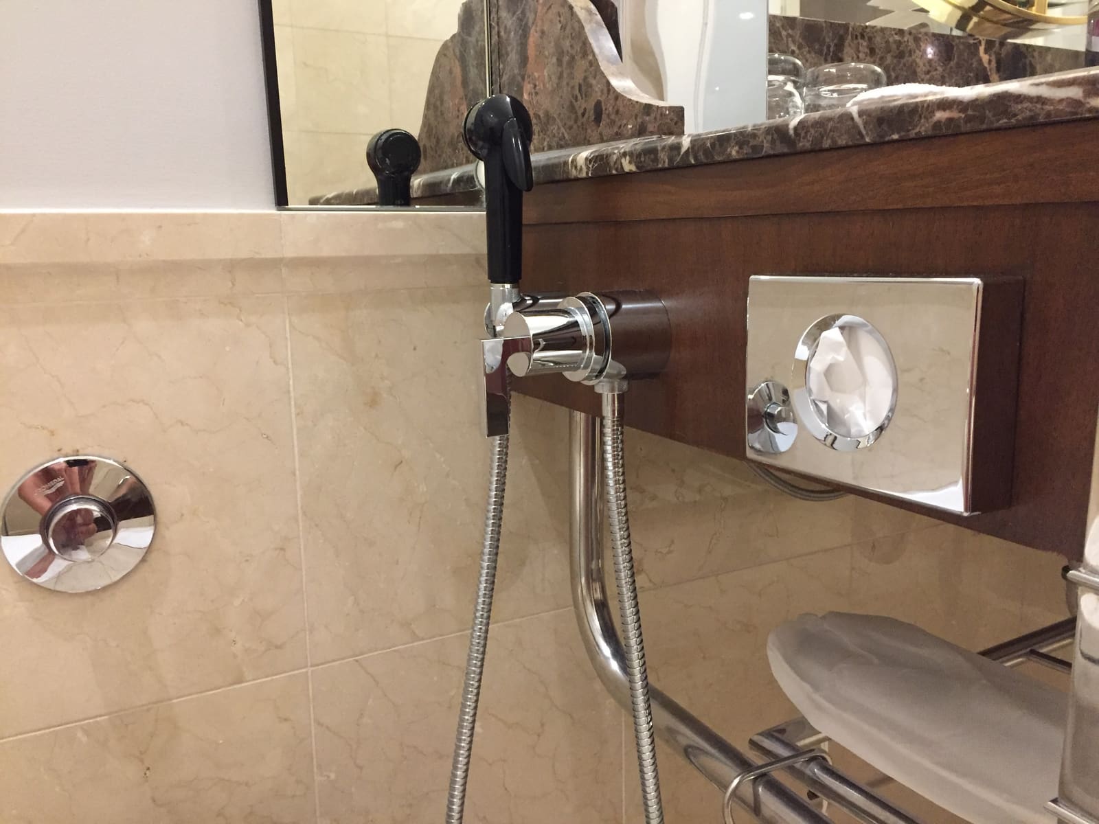 Residential handheld bidet — Bathroom Plumbing project by Glen The Plumber