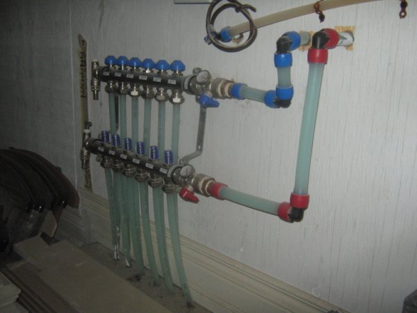In-floor radiant heating manifold — Mechanical & Heating project by Glen The Plumber
