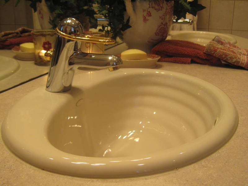 New sink & faucet install — Bathroom Plumbing project by Glen The Plumber